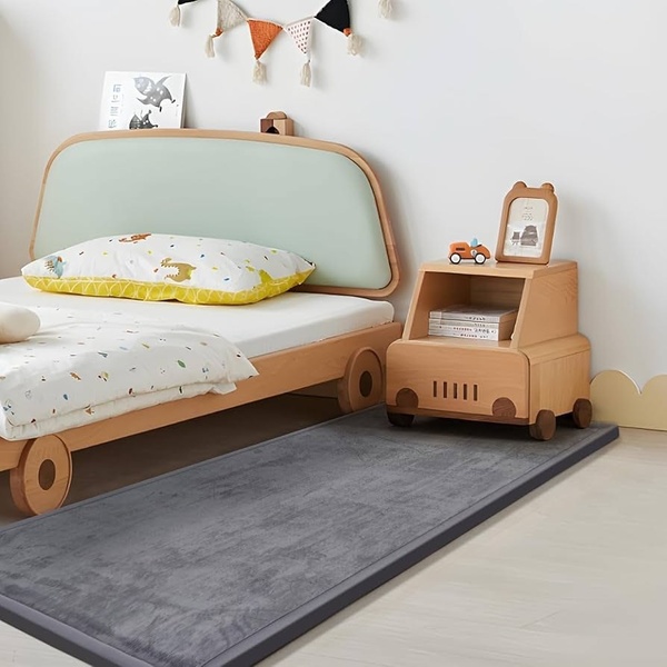 kids bed, toddler bed, children bed frame, car bed, nursery bed, kids bedroom furniture, brand awareness, lifestyle, minimalist, calm, playful, neutral, pastel
